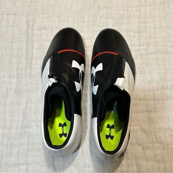 Under Armour Spotlight Hybrid SG Soccer Cleats White Mens 12.5 - Picture 2 of 7